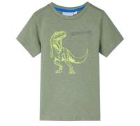 Maglietta da Bambino a Maniche Corte Cachi Chiaro 116