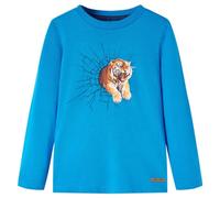Maglietta da Bambino a Maniche Lunghe Blu Cobalto 104