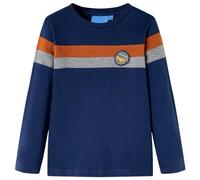 Maglietta da Bambino a Maniche Lunghe Blu Marino 92