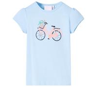 Maglietta da Bambino Azzurra 116