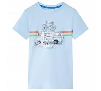 Maglietta da Bambino Azzurra 116