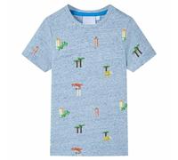 Maglietta da Bambino Blu Mélange 104