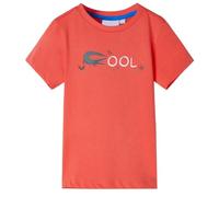 Maglietta da Bambino Maniche Corte Rosso Chiaro 128