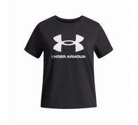 Maglietta da bambino Under Armour BIG LOGO SS-BLK Dimensione per bambini: 140-146 / Colore: nero/bianco