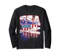 Maglietta da Baseball 2026 USA Flag Maglia a Manica