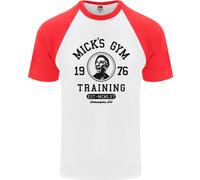 Maglietta Da Baseball A Maniche Corte Micks Gym Training Boxing Boxer Uomo