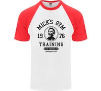 Maglietta Da Baseball A Maniche Corte Micks Gym Training Boxing Boxer Uomo