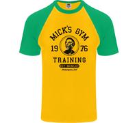 Maglietta Da Baseball A Maniche Corte Micks Gym Training Boxing Boxer Uomo