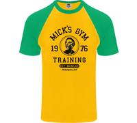 Maglietta Da Baseball A Maniche Corte Micks Gym Training Boxing Boxer Uomo