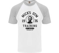 Maglietta Da Baseball A Maniche Corte Micks Gym Training Boxing Boxer Uomo