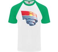 Maglietta Da Baseball A Maniche Corte Per Uomo Con Bandiera Curva Di Kiribati