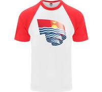 Maglietta Da Baseball A Maniche Corte Per Uomo Con Bandiera Curva Di Kiribati