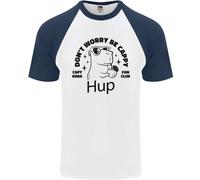 Maglietta Da Baseball Divertente Per Uomo Be Cappy S/S Capybara