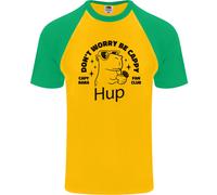 Maglietta Da Baseball Divertente Per Uomo Be Cappy S/S Capybara