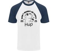 Maglietta Da Baseball Divertente Per Uomo Be Cappy S/S Capybara