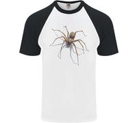 Maglietta Da Baseball S/S Da Uomo Con Effetto 3D Ragno Inquietante Halloween