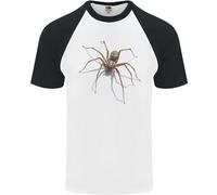 Maglietta Da Baseball S/S Da Uomo Con Effetto 3D Ragno Inquietante Halloween