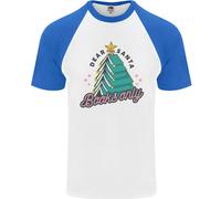 Maglietta Da Baseball S/S Divertente Per Amante Dei Libri Solo Per Natale