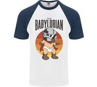 Maglietta Da Baseball S/S Divertente Per Bambini E Neonati Parodia Babylorian