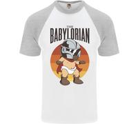 Maglietta Da Baseball S/S Divertente Per Bambini E Neonati Parodia Babylorian