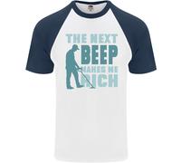 Maglietta Da Baseball S/S Divertente Per Uomini Metal Detecting The Next Beep