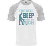 Maglietta Da Baseball S/S Divertente Per Uomini Metal Detecting The Next Beep