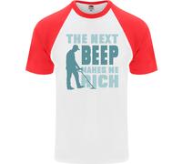 Maglietta Da Baseball S/S Divertente Per Uomini Metal Detecting The Next Beep