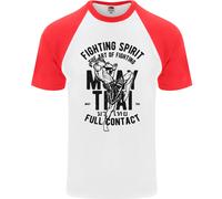 Maglietta Da Baseball S/S Muay Thai Full Contact MMA Uomo