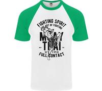 Maglietta Da Baseball S/S Muay Thai Full Contact MMA Uomo