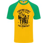 Maglietta Da Baseball S/S Muay Thai Full Contact MMA Uomo