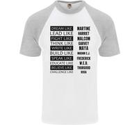 Maglietta Da Baseball S/S Nera Come Un Sogno Uomo Mese Della Storia