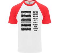 Maglietta Da Baseball S/S Nera Come Un Sogno Uomo Mese Della Storia