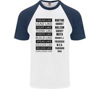 Maglietta Da Baseball S/S Nera Come Un Sogno Uomo Mese Della Storia