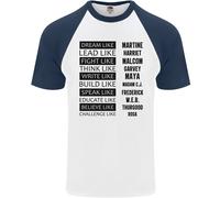 Maglietta Da Baseball S/S Nera Come Un Sogno Uomo Mese Della Storia