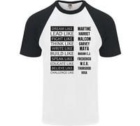 Maglietta Da Baseball S/S Nera Come Un Sogno Uomo Mese Della Storia