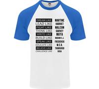 Maglietta Da Baseball S/S Nera Come Un Sogno Uomo Mese Della Storia