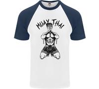 Maglietta Da Baseball S/S Per Uomini Fighter Di Muay Thai Mixed Martial Arts MMA