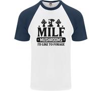 MAGLIETTA DA BASEBALL S/S PER UOMINI MILF FUNGHI CHE MI PIACE RACCOGLIERE