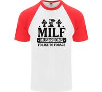 MAGLIETTA DA BASEBALL S/S PER UOMINI MILF FUNGHI CHE MI PIACE RACCOGLIERE