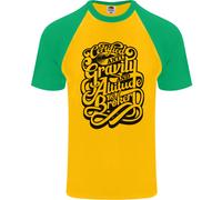 Maglietta Da Baseball S/S Per Uomo Anti-Gravità Pilot Hang Gliding Paragliding