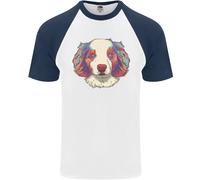 Maglietta Da Baseball S/S Per Uomo Australian Shepherd Dog