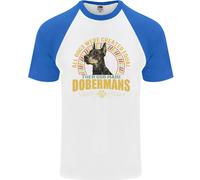 Maglietta Da Baseball S/S Per Uomo Con Cane Dobermann