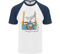 Maglietta Da Baseball S/S Per Uomo Con Fotografo Di Uccelli