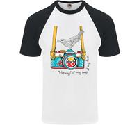 Maglietta Da Baseball S/S Per Uomo Con Fotografo Di Uccelli