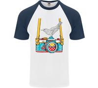Maglietta Da Baseball S/S Per Uomo Con Fotografo Di Uccelli