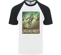 Maglietta Da Baseball S/S Per Uomo Downhill Mountain Biking DH