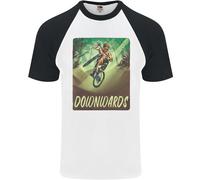 Maglietta Da Baseball S/S Per Uomo Downhill Mountain Biking DH