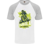Maglietta Da Baseball S/S Per Uomo Downhill Mountain Biking My Thrill