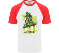 Maglietta Da Baseball S/S Per Uomo Downhill Mountain Biking My Thrill