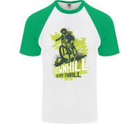 Maglietta Da Baseball S/S Per Uomo Downhill Mountain Biking My Thrill